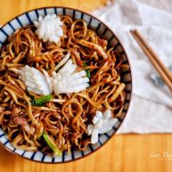 天使翅膀de乌贼炒面