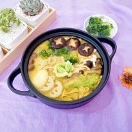 咖喱菌菇蔬菜火锅