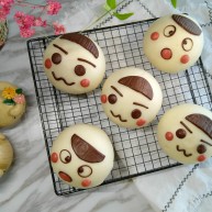 萌萌哒哒小麦馒头