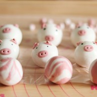 网红猪猪汤圆花纹汤圆
