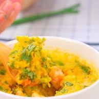 鸡蛋虾肉南瓜杯