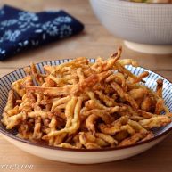 椒盐味干炸杏鲍菇