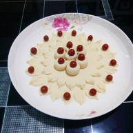 冬至美食小酸枣花馍