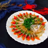 咸味黄花鱼版孔雀开屏鱼