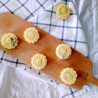 奶香绿豆糕无油低糖版