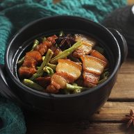 豆角焖肉