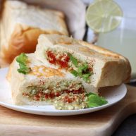 豆腐茄子酱三明治