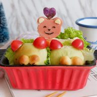 小熊排包三明治