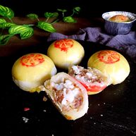 芝士大虾鲜肉月饼