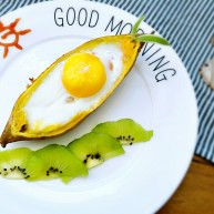 家有烤箱＋红薯鸡蛋船