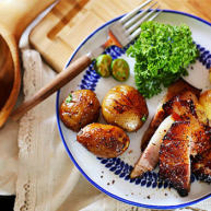 蜜烤蒜香五花肉