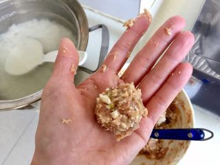 38、客家美味➕酿豆腐青菜煲,剩下的肉馅和豆腐捏成豆腐丸子