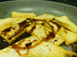 12、青椒炒豆腐,加蚝油