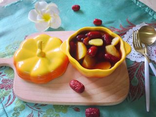 13、红枣番薯糖水～#冬喝暖饮夏吃冰#,煮好的番薯红糖水，稍晾凉即可食用。