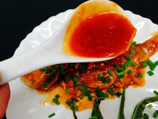 16、糖醋菜+糖醋红鲫鱼,摆盘