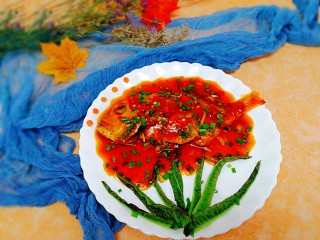 17、糖醋菜+糖醋红鲫鱼,成品图