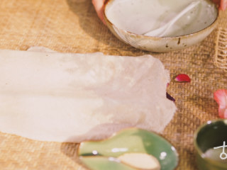 12、【百花糕】花朝节将至，做一份武帝最爱的甜点解馋,盖湿润屉布发酵一小时；