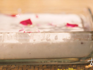 13、【百花糕】花朝节将至，做一份武帝最爱的甜点解馋,等待米糊发酵至原本的两倍大；