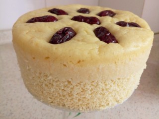 8、玉米发糕,脱模后的样子