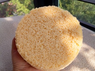 10、玉米发糕,现在来看看内部组织，这是发糕底部。漂亮的孔洞。