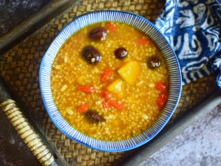 10、红枣南瓜粥,成品图二