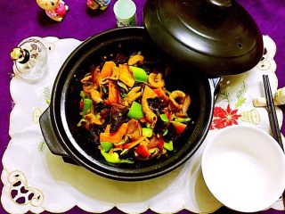 30、来点重口味+麻辣干锅肥肠,成品