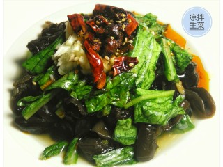 14、凉拌生菜,看这道菜，色相诱人吧！