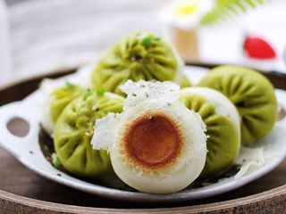 25、翡翠白玉生煎包,漂亮的冰花诱惑到你木有。