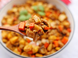 12、米饭杀手肉末炒杏鲍菇,超赞！