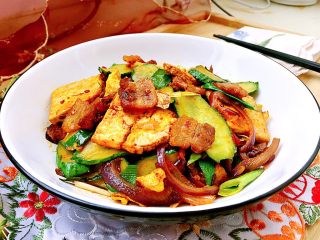 40、给回锅肉找个伴儿➕回锅豆腐回锅肉,成品