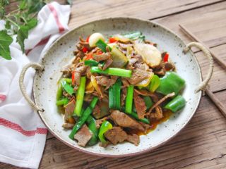 22、家常炒猪肝,成品