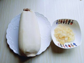 7、#甜味##简单的零食#糯米糖藕,准备好了，红糖忘记拍了。