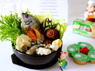 24、蔬菜海杂拌火锅????,美美哒