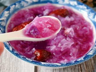 16、紫薯红枣银耳汤(电饭煲版),开吃喽!
