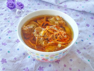 12、虫草花猪骨汤,成品