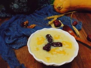 12、南瓜红枣小米粥,成品图