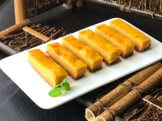 27、奶油红薯蛋糕条,是不是很漂亮啊