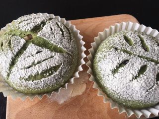 12、抹茶麻薯软欧,是不是很美