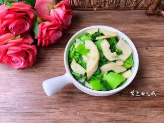 11、芥菜炒笋,成品图三