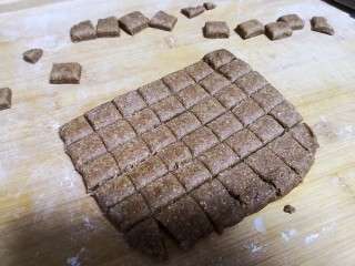 8、减肥小馒头,在横着切成小块