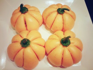 26、南瓜猪肉豇豆包子,很漂亮吧