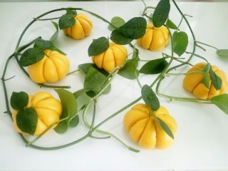 28、南瓜猪肉豇豆包子,成品图