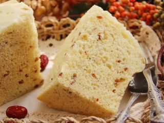 17、牛奶玉米面发糕,成品