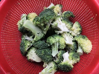 12、西兰花炒牛肉,浸泡好后，再次冲洗干净，备用