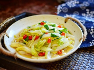 12、清炒娃娃菜,成品图