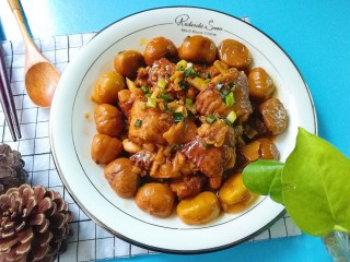 14、暖色系-冬日暖胃栗豆鸡翅,出锅后即可食用