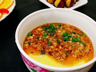 22、百变鸡蛋+香菇肉末鸡蛋羹,当早餐杠杠的