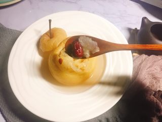 10、#懒人料理#冰糖雪梨炖雪耳枣,赶紧来一口热的!红枣已经非常的软甜!