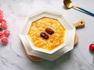 18、红枣南瓜粥,这边开吃啦！