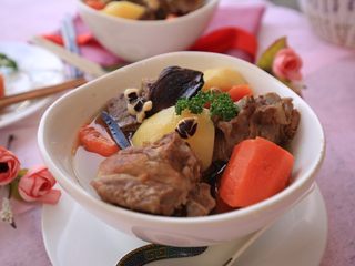 22、肇实灵芝片煲肉骨汤,成品图二